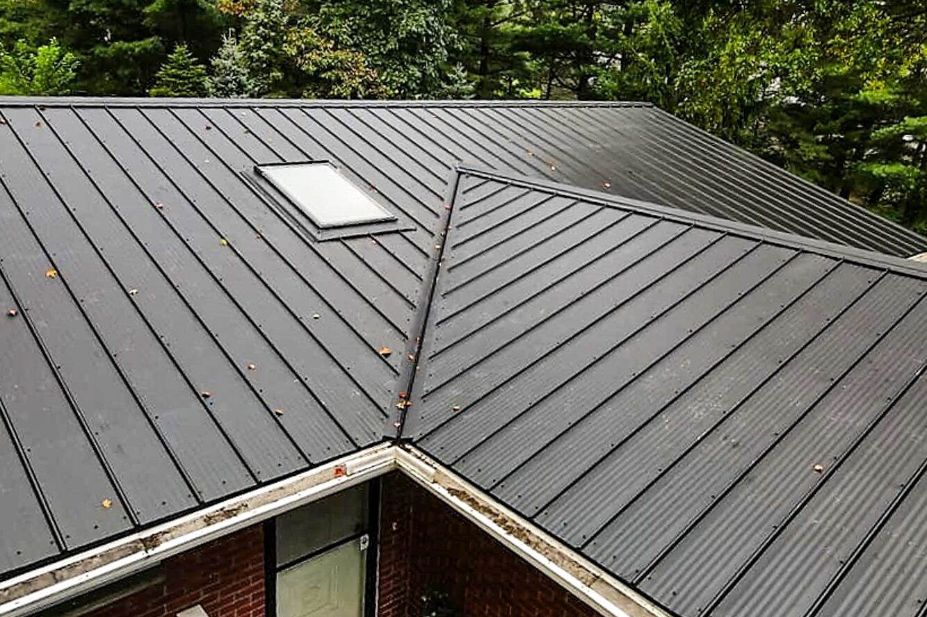 Paradise panel metal roof in Reading
