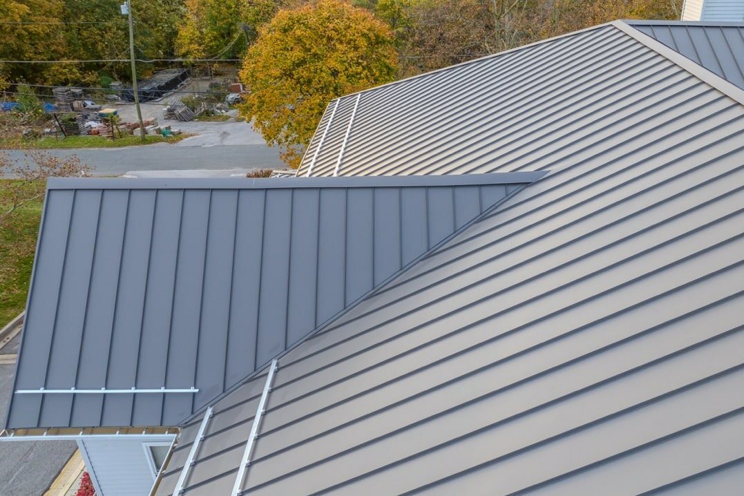 Standing seam metal roof in Reading
